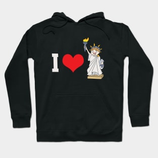 I Love New York City Statue Of Liberty Hoodie